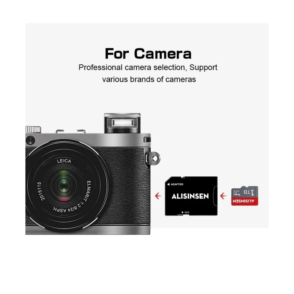 Alisinsen 1TB micro SD flash memory card with SD card adapter (4 Packs)